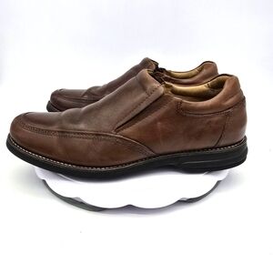 Studio Belvedere Shoe Men’s 10 D Brown Torino Leather Loafers Casual Dress